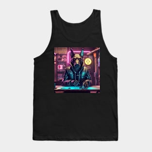 Hacker Dog Portrait Tank Top